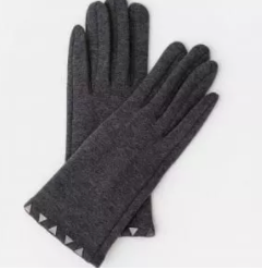 Glove Dark Grey Stud
