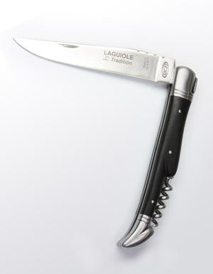 Laguiole Knife with Bottle Opener/Black