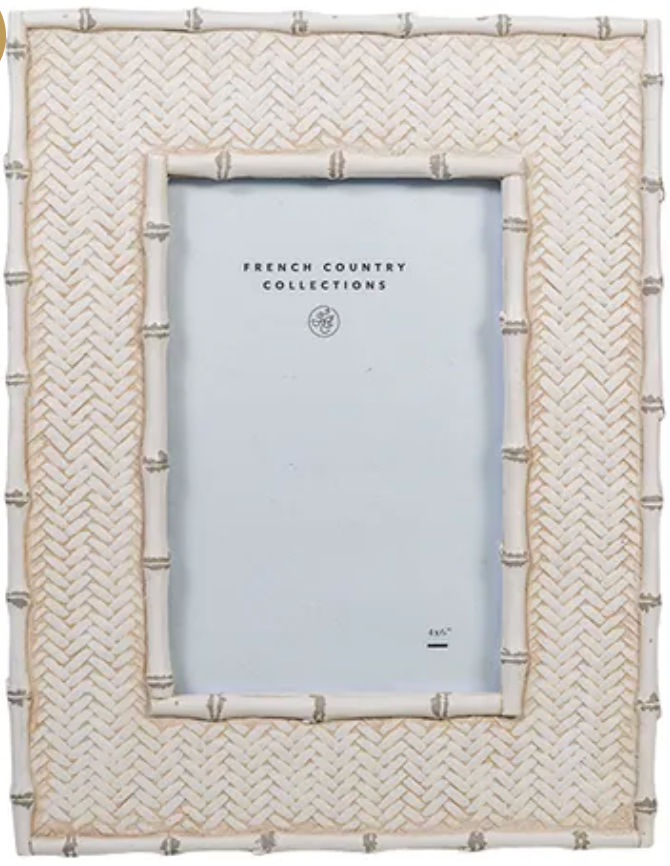 Dermont White Photoframe 4 x 6"