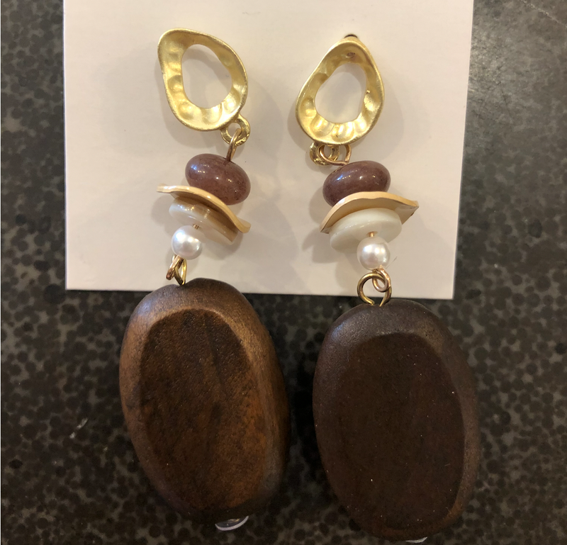 Petrie Earrings Mocha