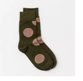 Sock Khaki/Clay spot