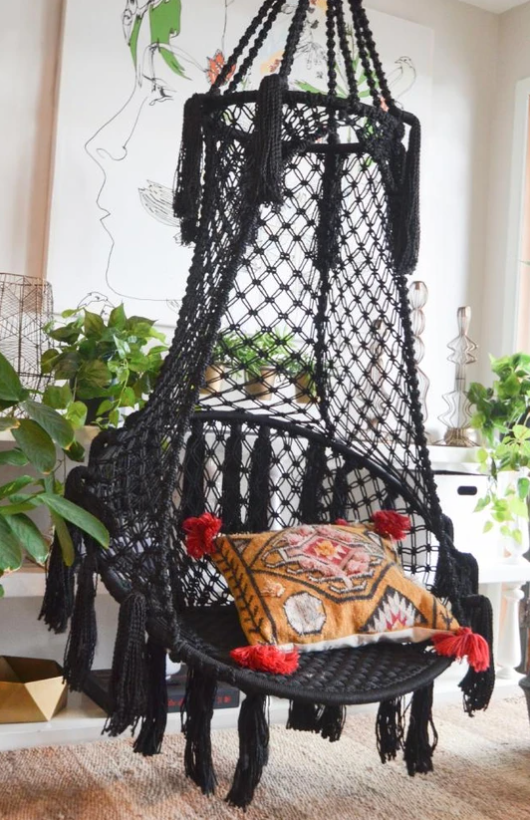 Boho sales hanging chair