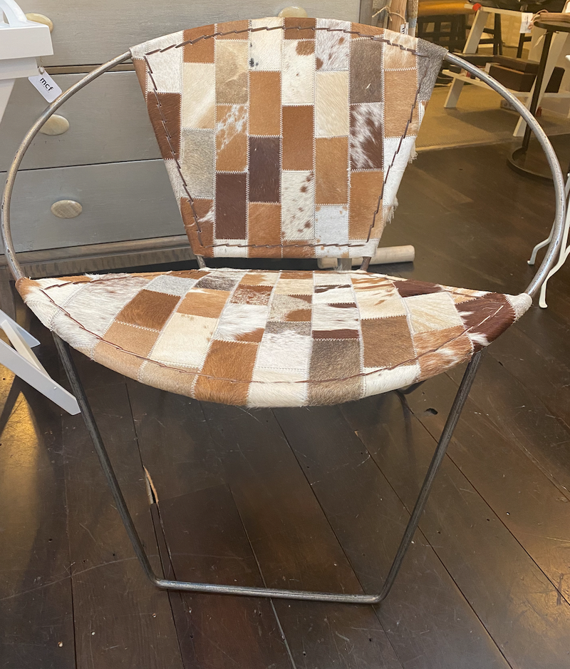 Goat Skin Moon Chair