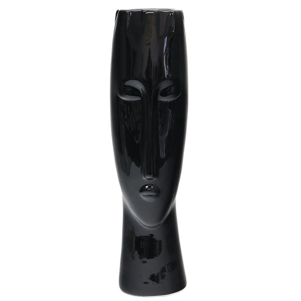 Face Vase - Gloss Black