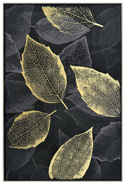 Leafy Shimmer Canvas