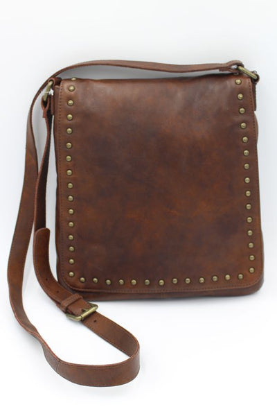 Kingsley Leather Bag - Brown