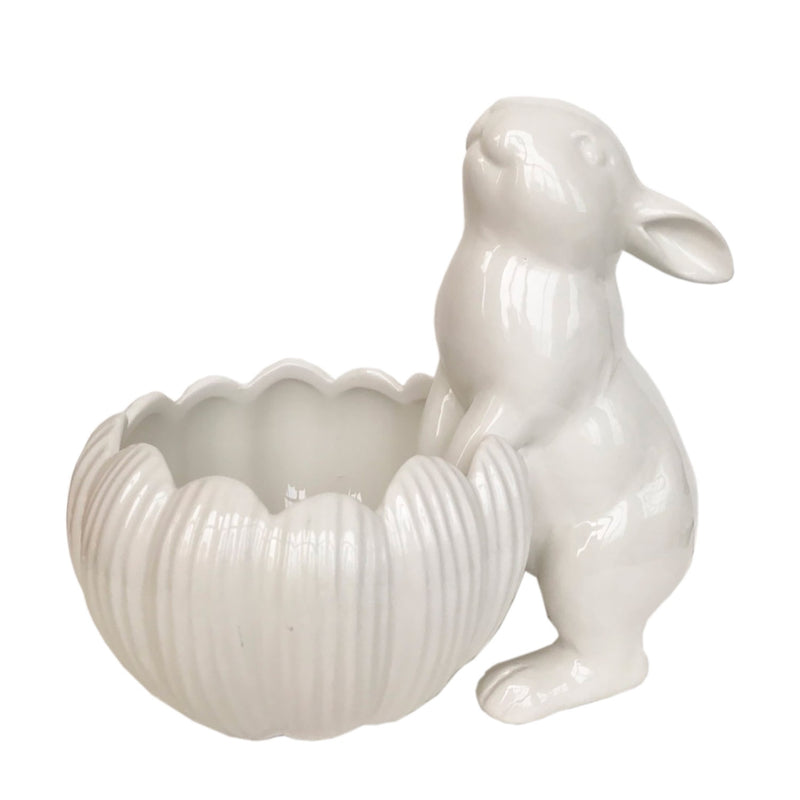 Standing Rabbit Daisy Bowl