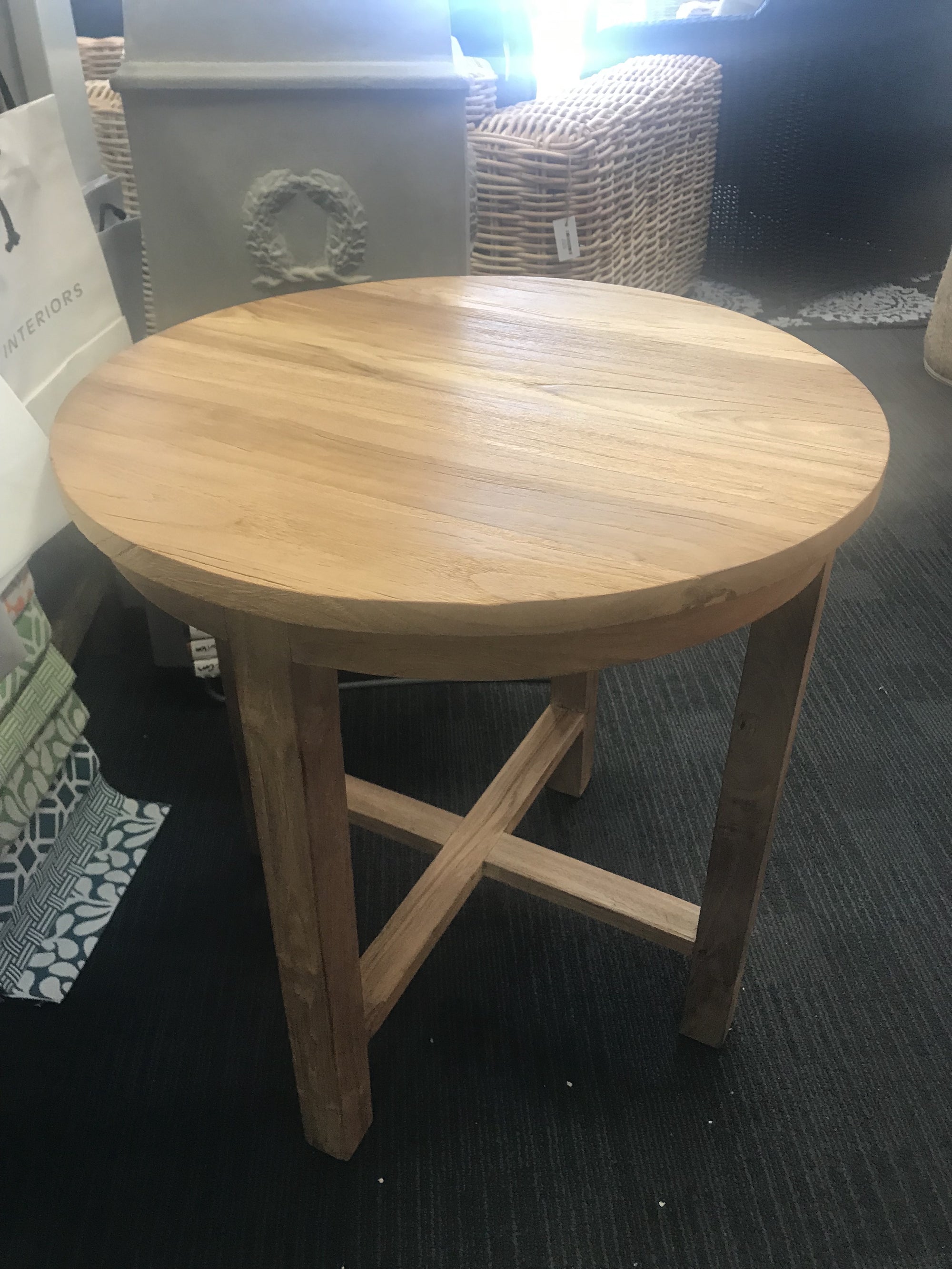 Luka Side Table w/cross legs