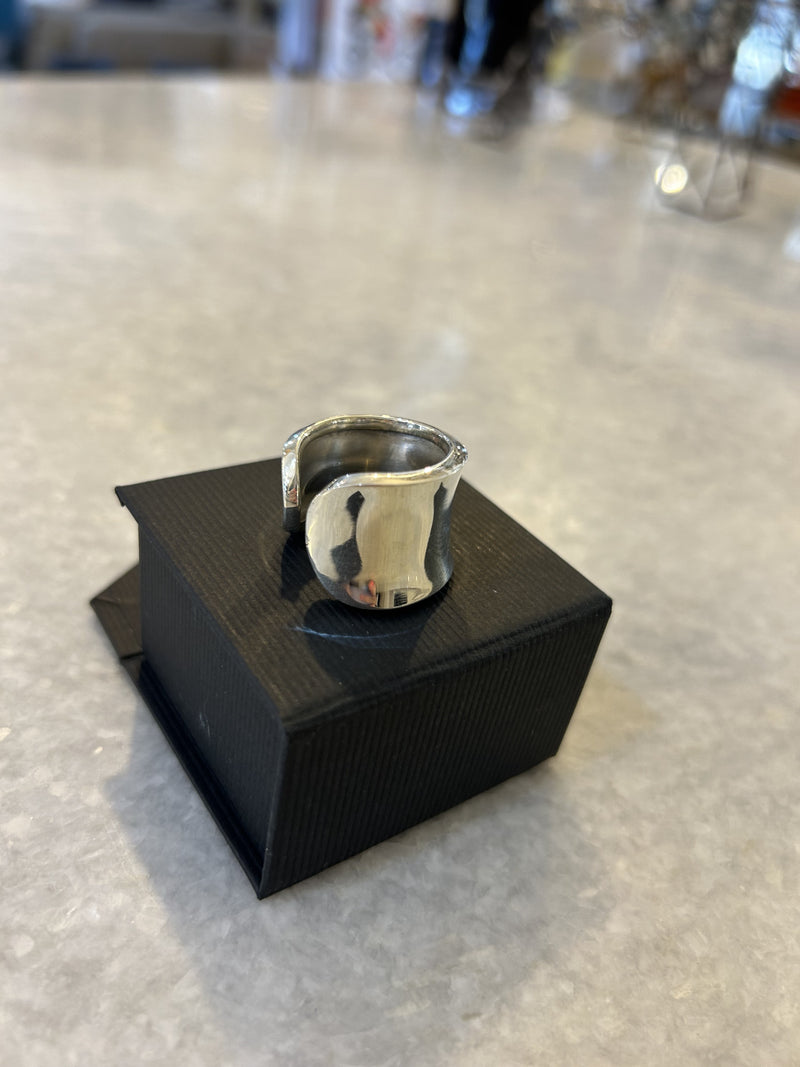 Silver solid ring