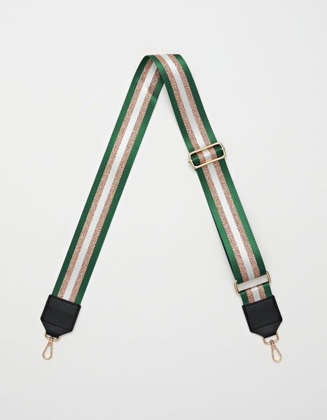 Bag Strap - Emerald Stripe