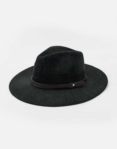 Hat - Chenille - Black