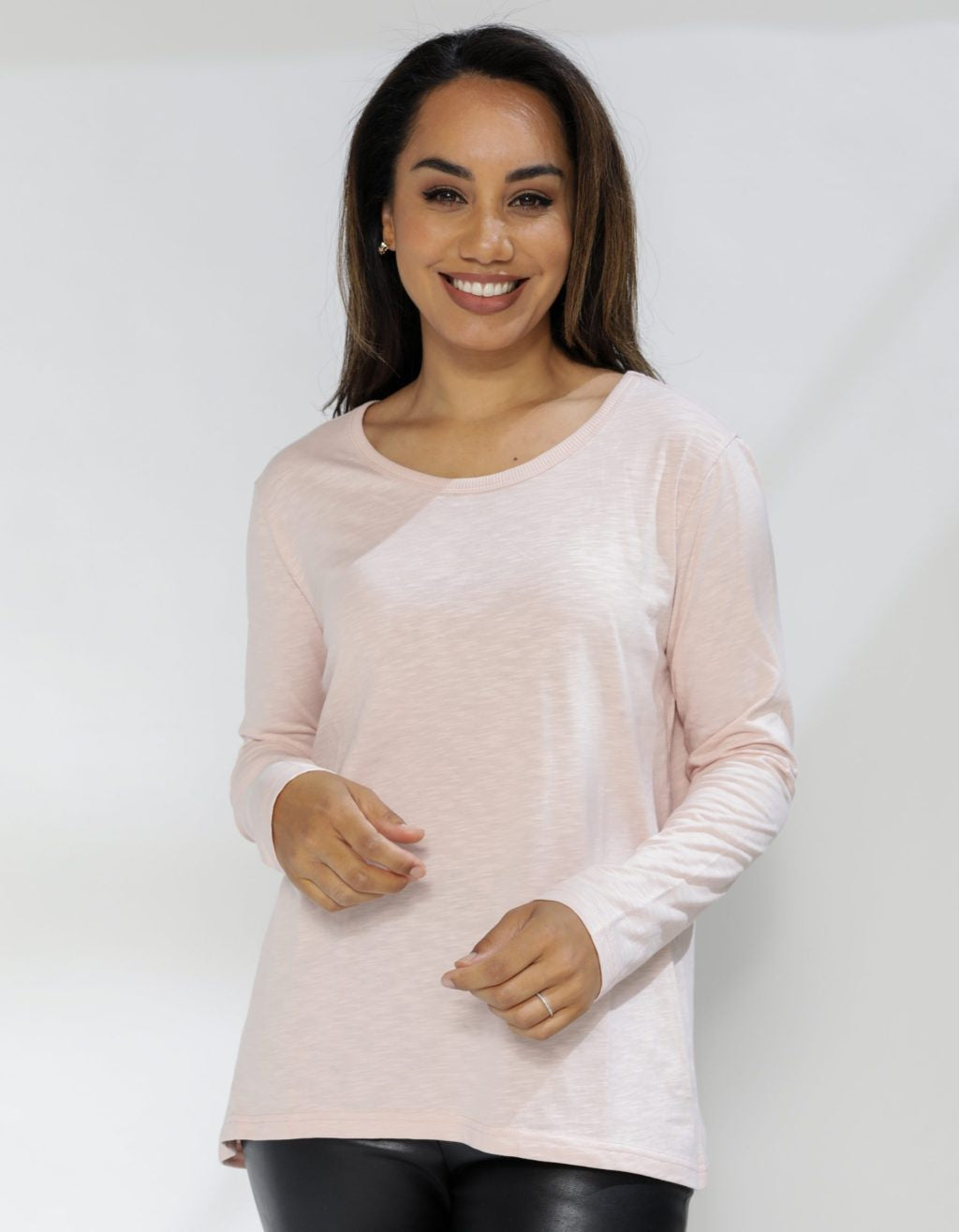 Lakeside Long Sleeve T-Shirt - Rose - 10