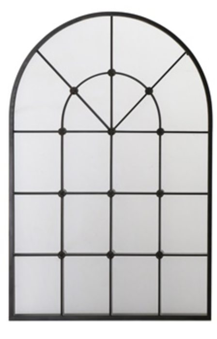 Arch  Mirror w/metal