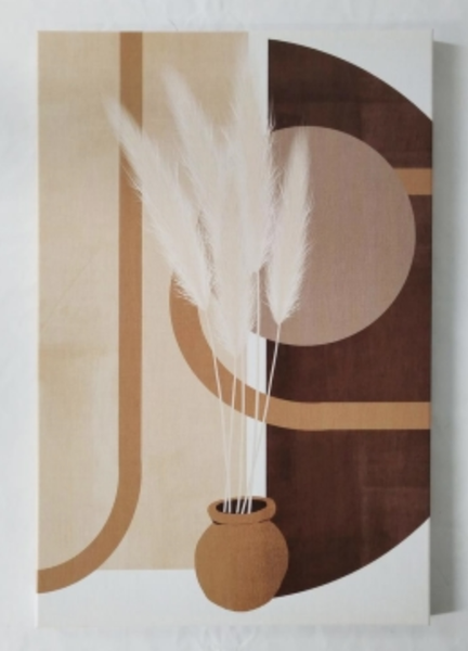 Abstract Pampas Outdoor  Canvas