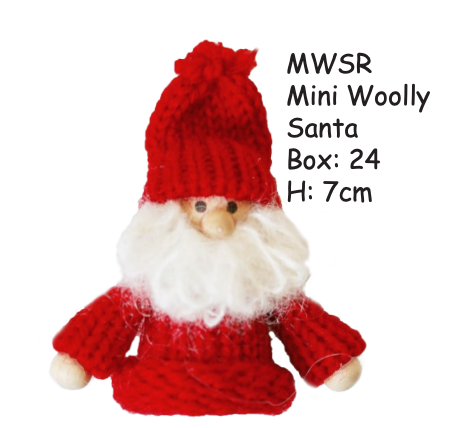 Mini Woolly Santa