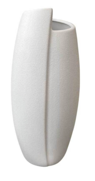 Irregular White Vase