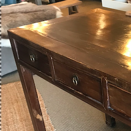 Antique Console Pine