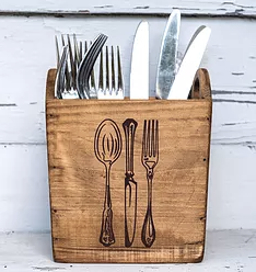 Cutlery Box Natural