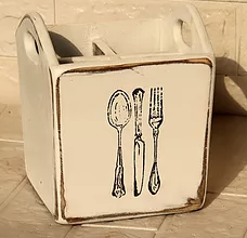 Cutlery Box White