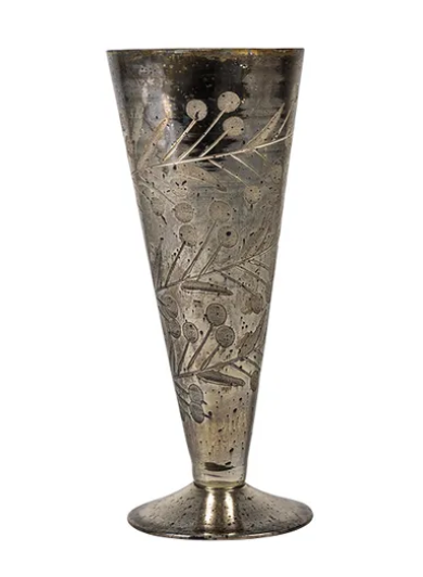 Marcello Etched Cone Vase