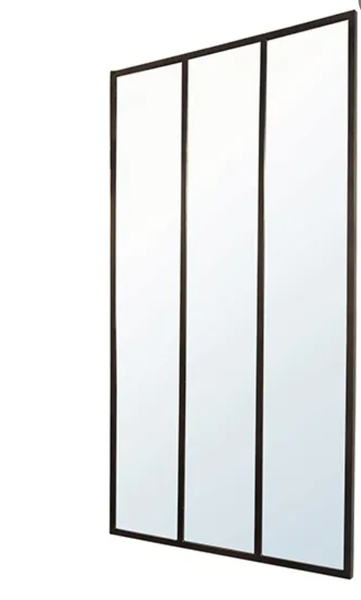 3 Panel Iron Wall Mirror