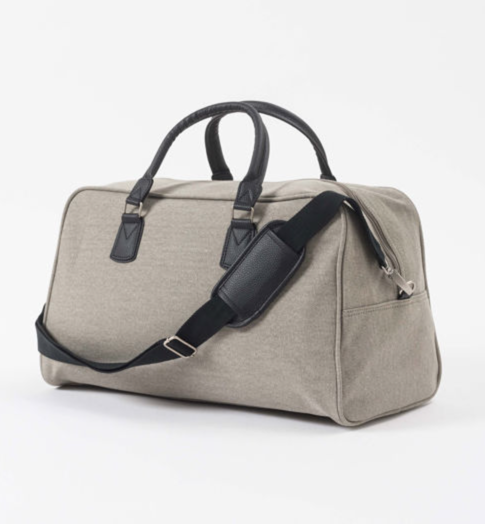 Canvas Travel Bag Grey