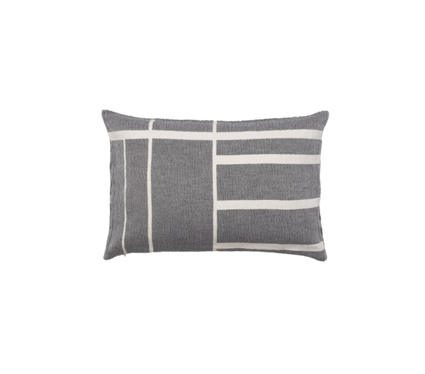 Architecture Cushion - Grey/Cream - 60x40