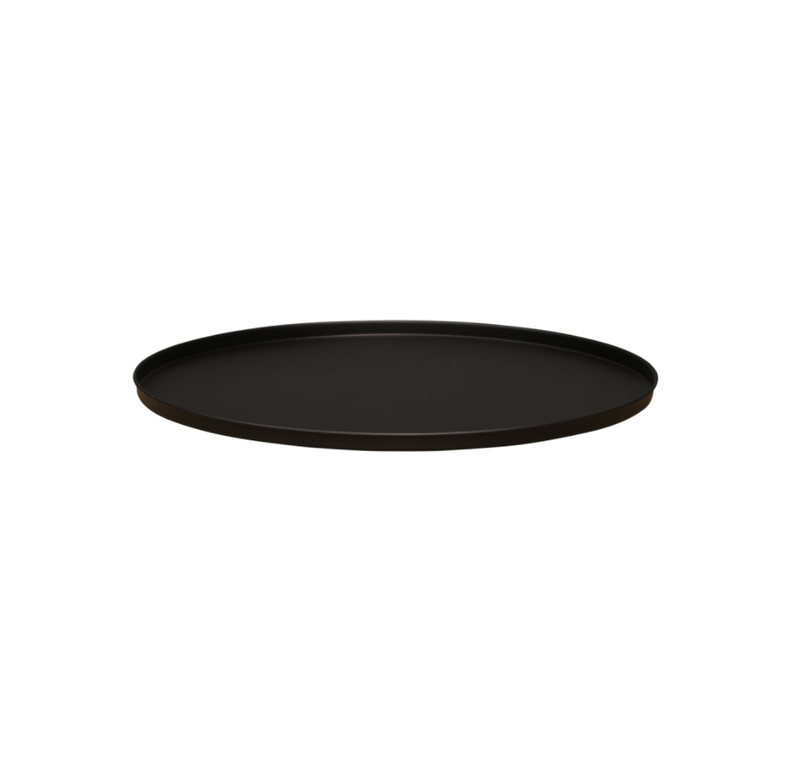 Studio Round Tray Black