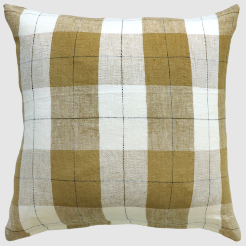 Willis Cushion - Ochre & Ivory - 50