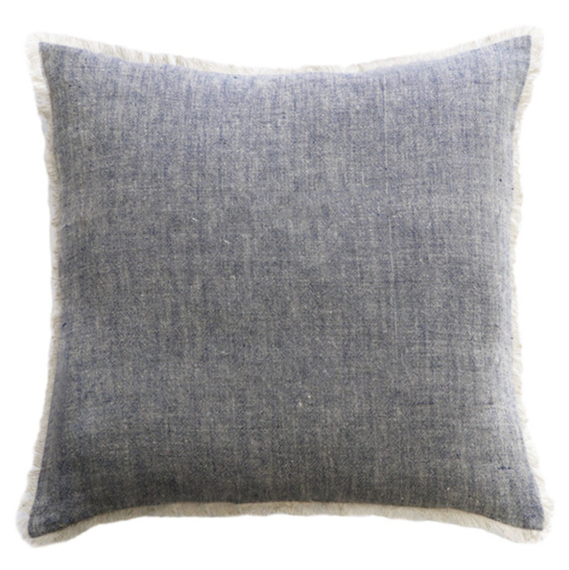 Keaton Cushion - Navy & Natural - 55