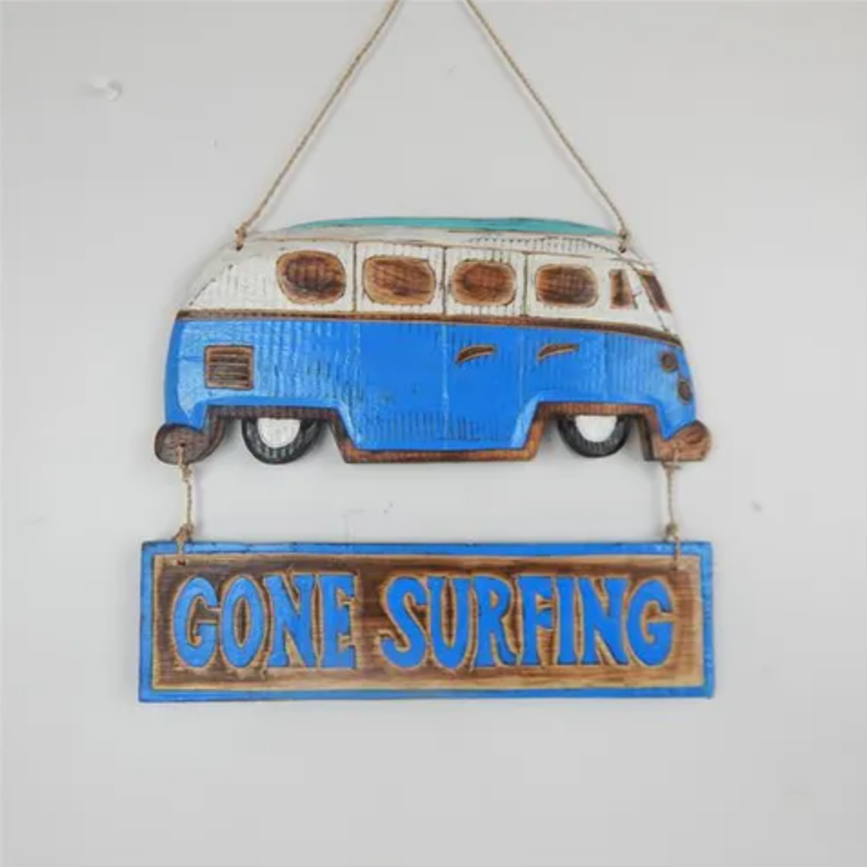 Gone Surfing Sign