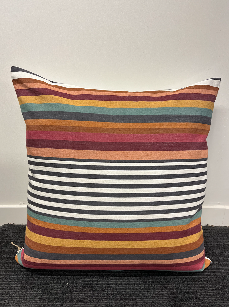 Autumn Cushion - Dark Stripe - 60cm