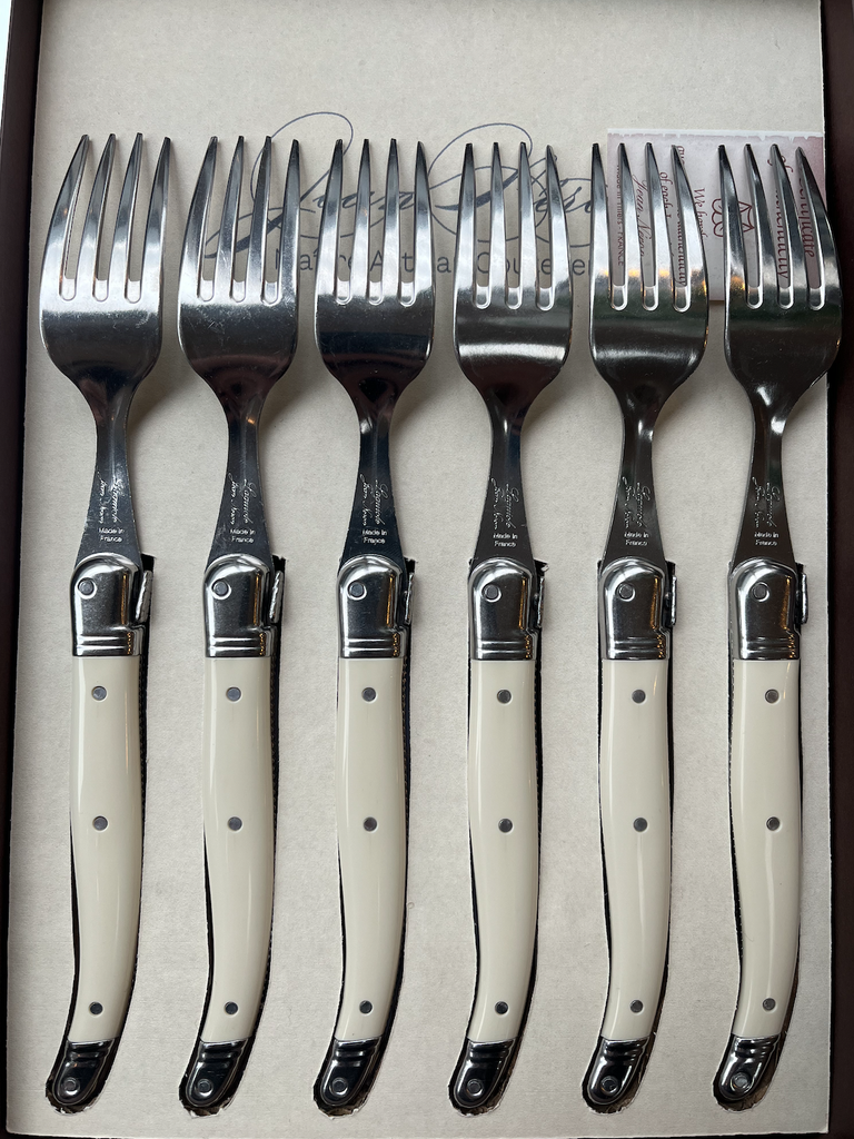 Laguiole Forks - Ivory - Set of 6