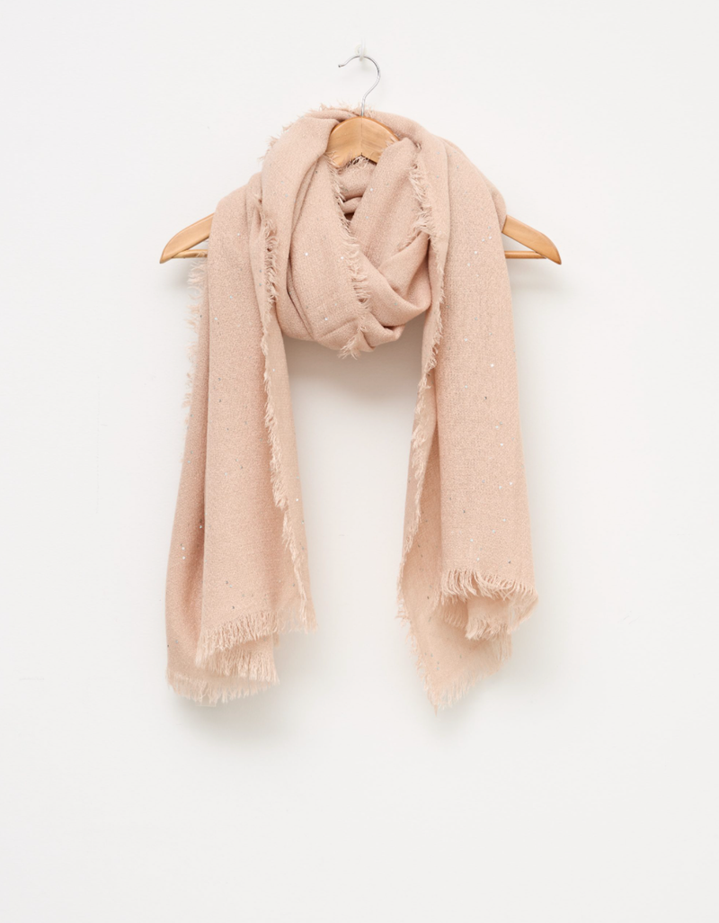 Sequin Scarf - Rose