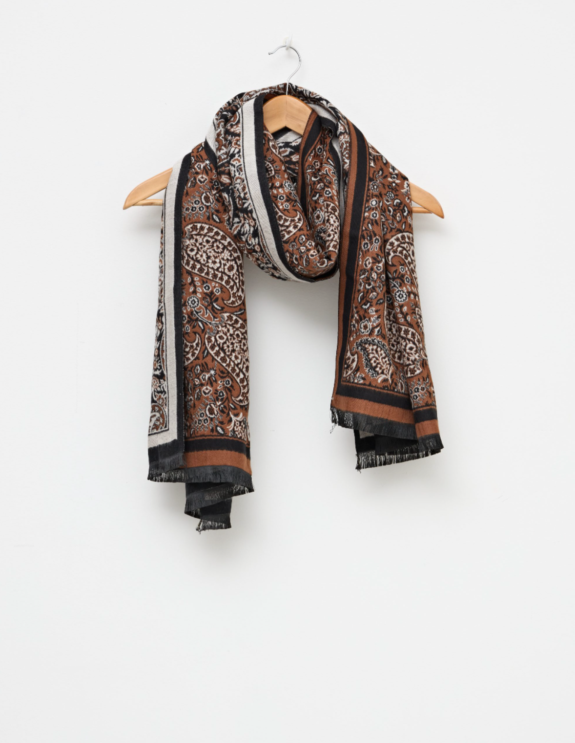 Paisley Scarf - Black