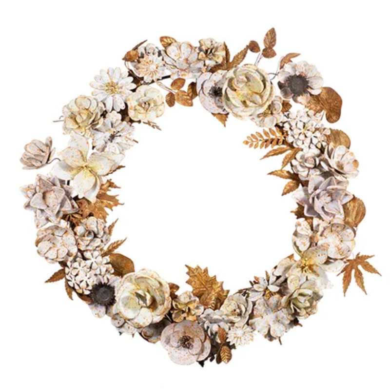 Objet Des Fleurs Wall Wreath