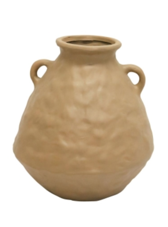 Natural Ceramic Vase - 27cm H