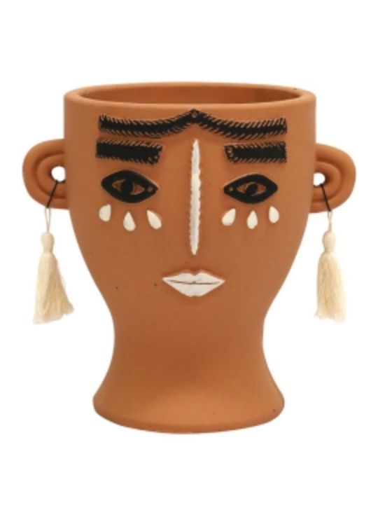 Dolly Cement Planter - Terracotta