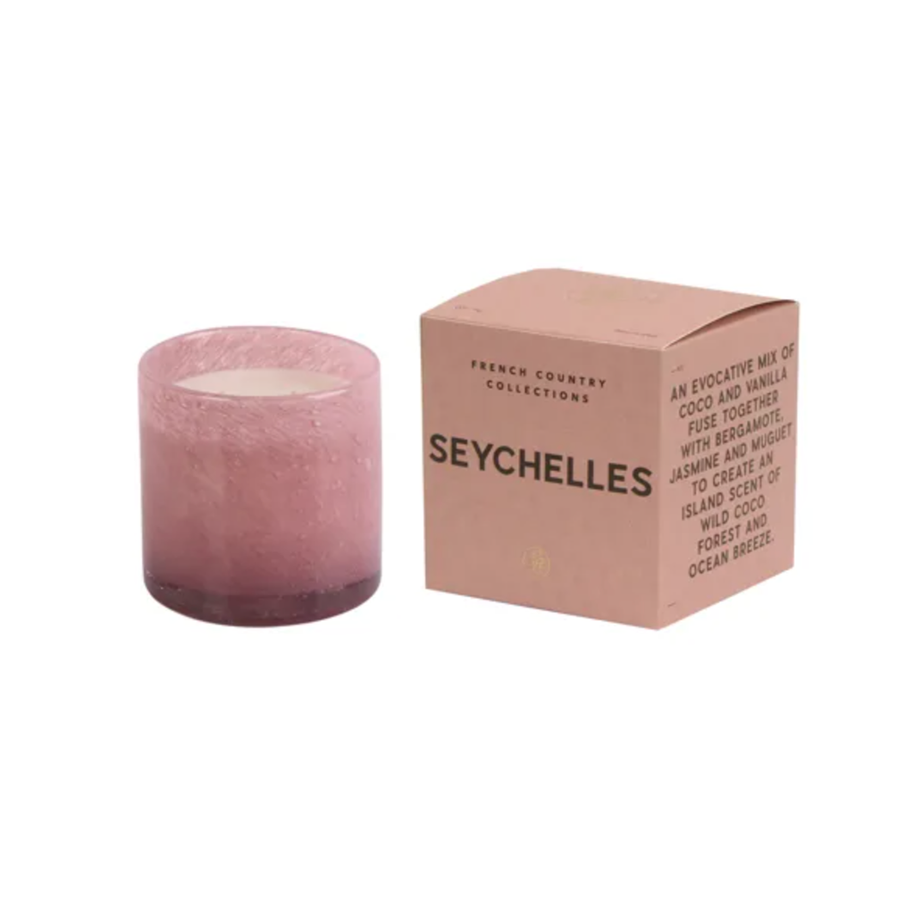 Glass Candle - Seychelles