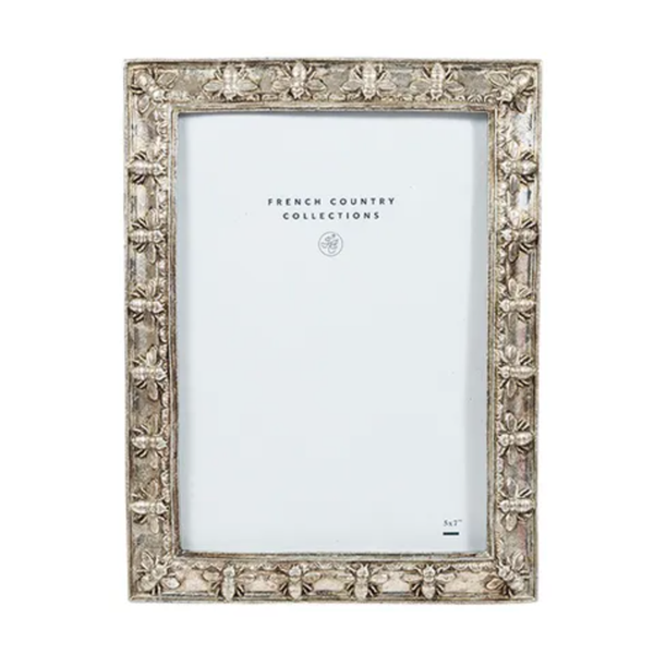 Bee Photo Frame - Silver - 5x7