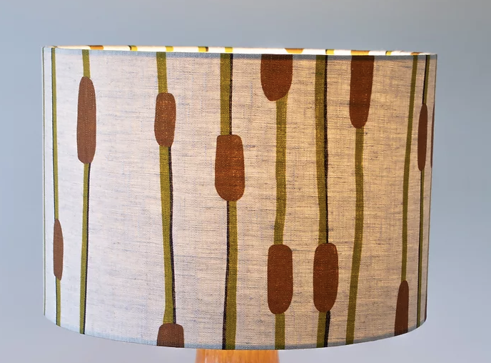 Cotton Raupo Lampshade