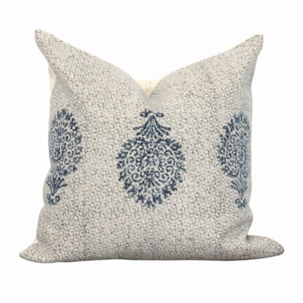 Conifer Hand Printed Cushion - 60