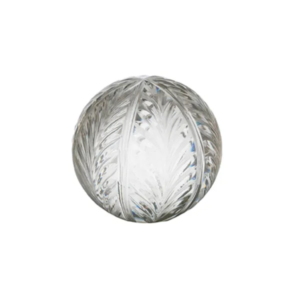 Wing Cut Glass Ball - Medium