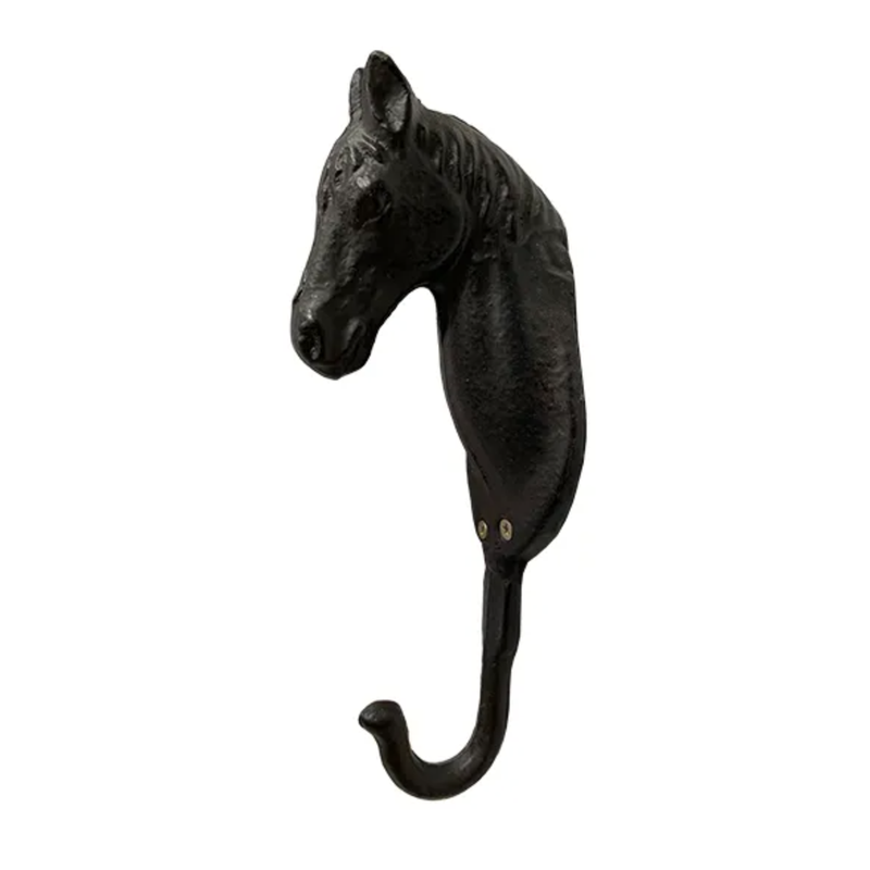 Horse Iron Hook - Rustic Brown