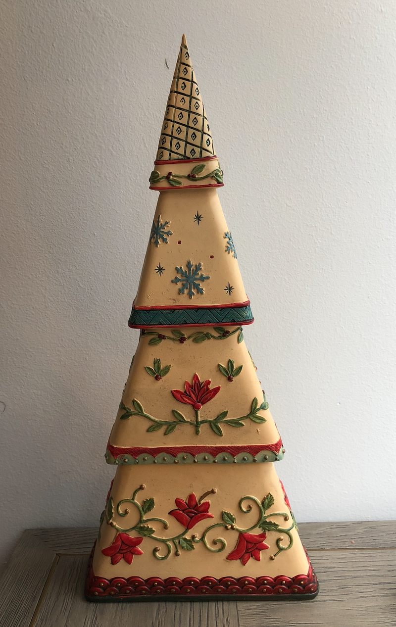 Lora Creme Tree Decor - 40cm H