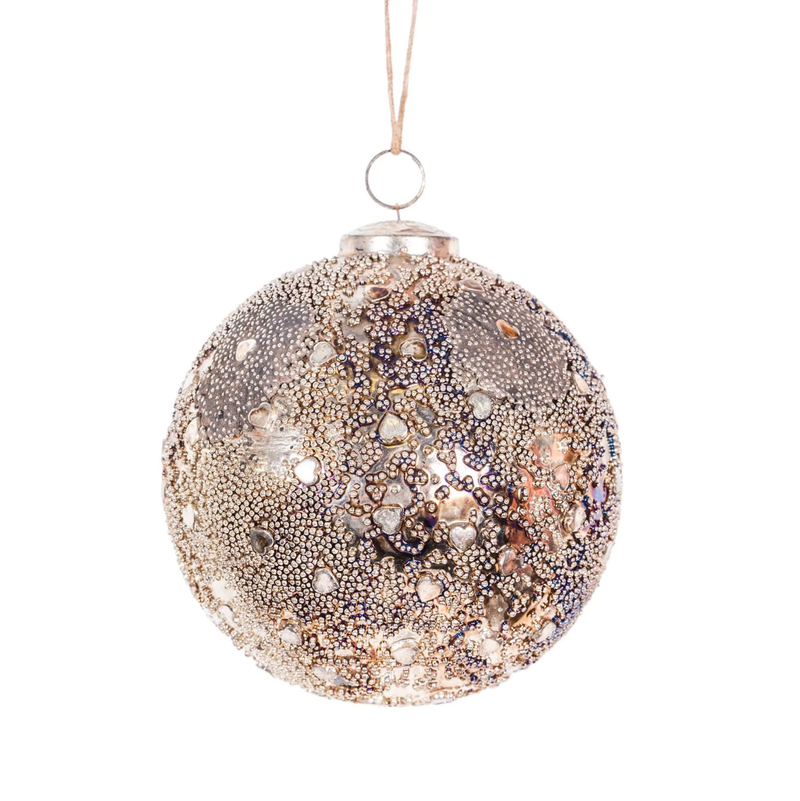 Starry Night Blackened Bauble - Small