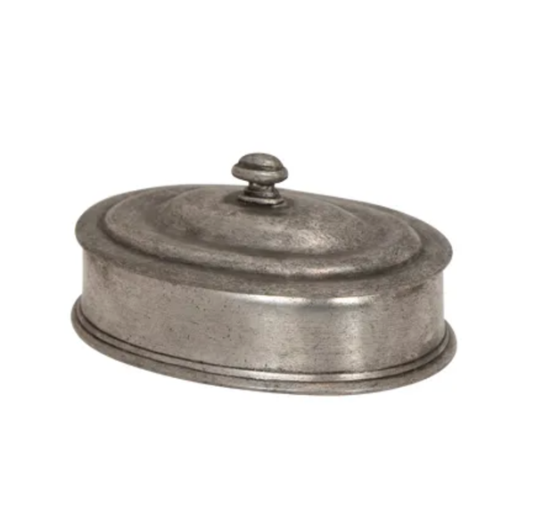 Oval Box - Pewter