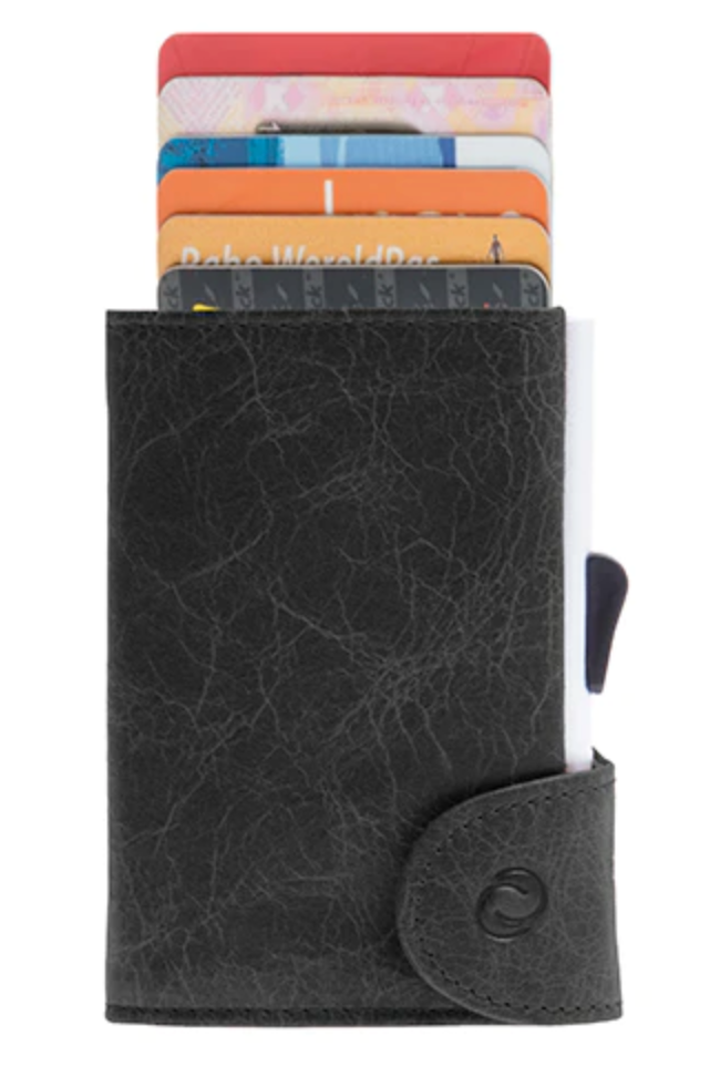 Single Coin Pocket Wallet - Blackwood