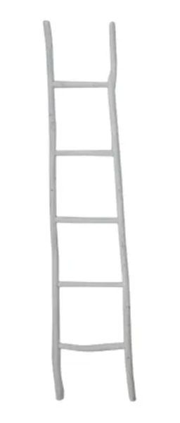 Decorative Ladder - White