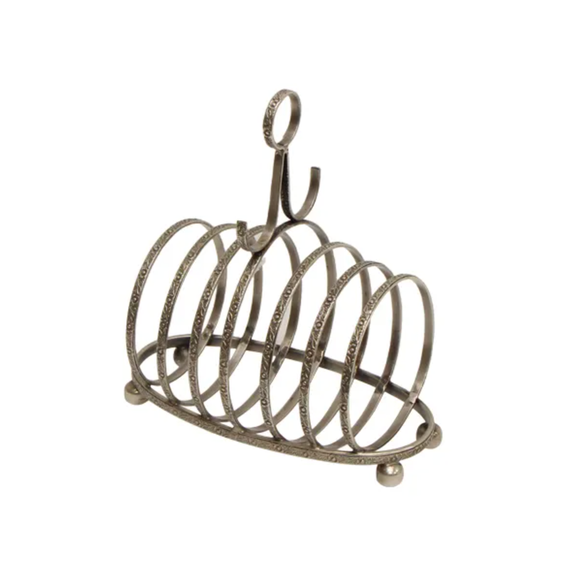 Antique Toast Rack - Silver